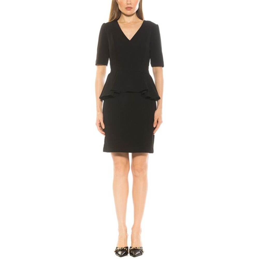 Alexia Admor Womens  Atlas Sheath Dress, Black